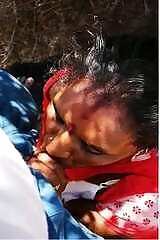 Desi Randi is a happy customer and she enjoys outdoor oral sex. | desi dick outdoor