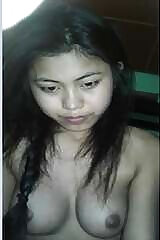 Pretty Assamese girl riding her lover’s big cock | cute dick girl